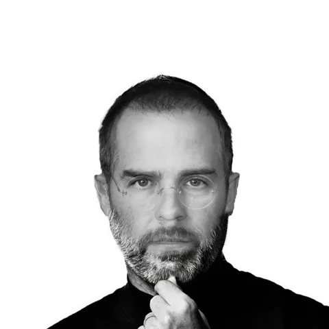 Jobs in a Turtleneck cover