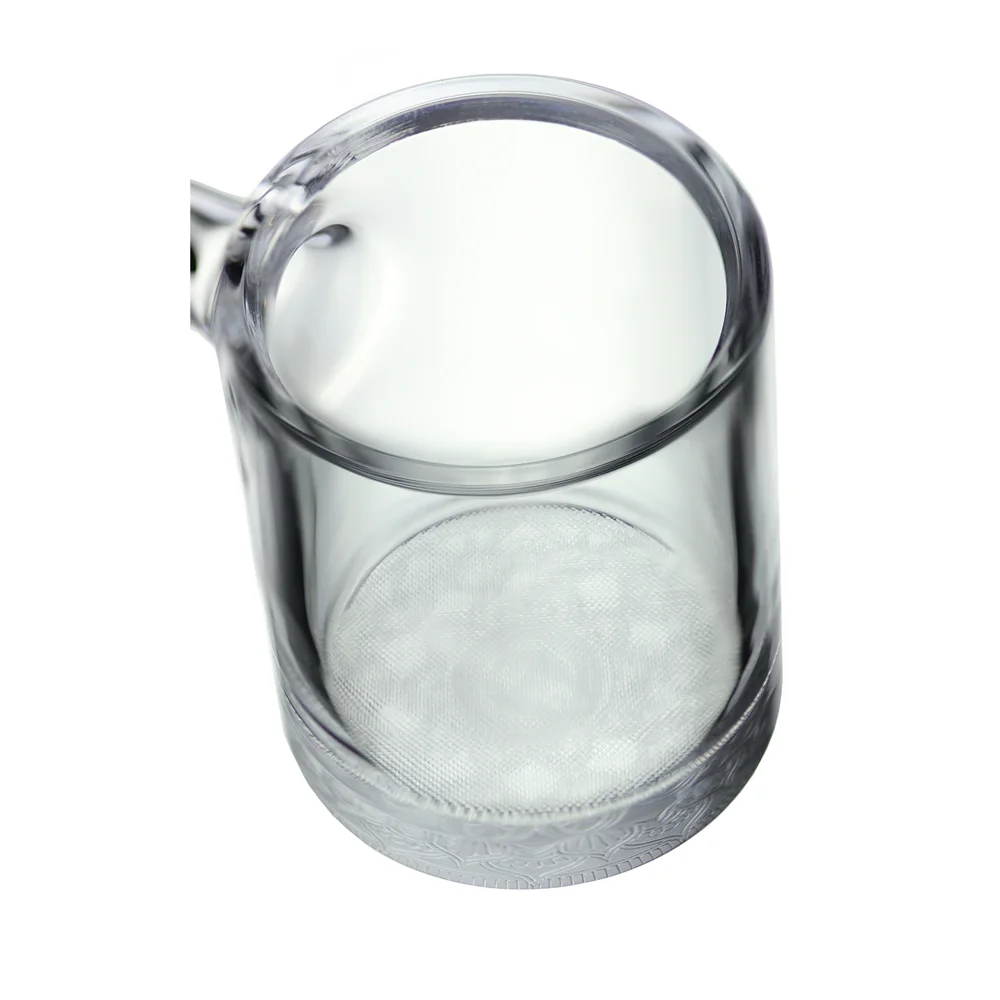 Gavel SE 30mm quartz bucket, looking down onto its textured surface-enhanced floor